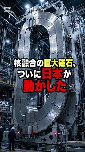 [The Giant Fusion Magnet] Japan Finally Powers It Up | One of the World's Largest ITER Coils