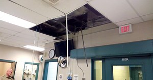 Indiana inmate's escape attempt is foiled by ceiling collapse, video shows