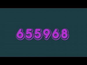 Colorful Numbers 1 to 1,000,000