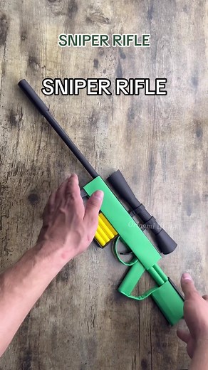Easy Paper Sniper Rifle Origami Tutorial