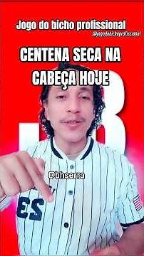 Fácil de mais pegar a centena Seca #JOGODOBICHO