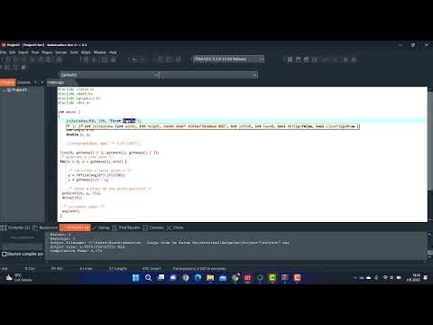 How to enable old style graphichs in DEV C++ programming environment