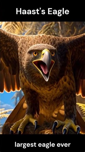 Largest Eagle That Ever Existed — Now Extinct 🦅 #Shorts