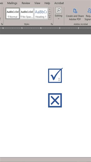 A Magic Word Trick to Insert Checkmarks with One Click