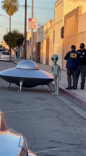 Alien Gets Pulled Over