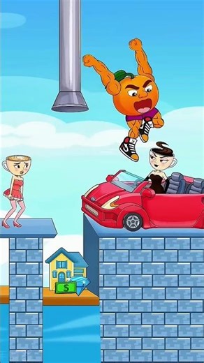 Why is the baby girl falling behind?😭 #cartoon #banglebhutergolpo #cartoonvideo #golpo