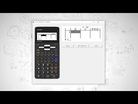 How to do linear regression on the Sharp EL-W535SA