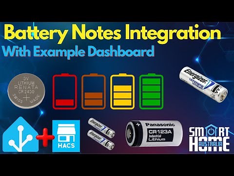 Battery Notes HACS Integration + Dashboard
