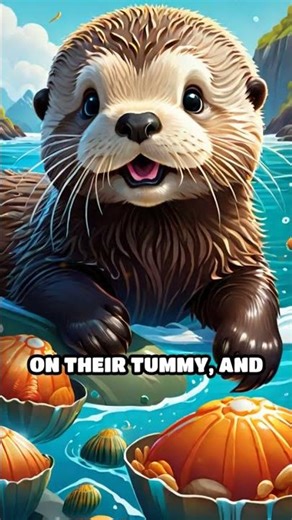How Baby Sea Otters Crack Open Shells