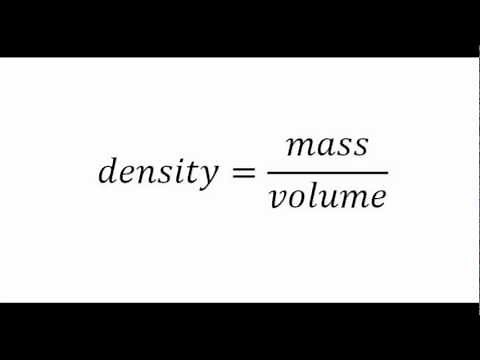 How to Find Density and Specific Volume