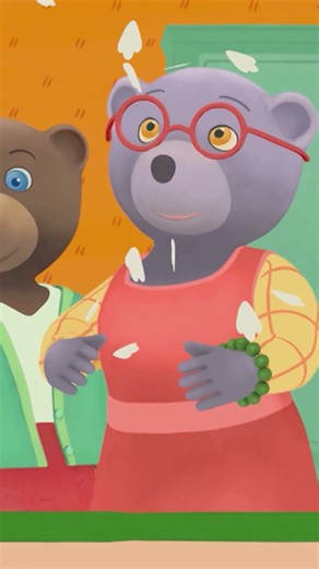 ❤️ Une belle surprise pour Nounou ❤️ #shorts #PetitOursBrun #dessinanime