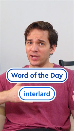 Rewatching sci-fi from the 60s, I noticed how old scripts interlarded space adventure with political commentary. 🚀 This #WordOfTheDay means "to insert between or mix," and it originally described adding actual lard to lean meat before cooking. We love watching words shift from literal meanings to figurative ones. Can you think of others? | Dictionary.com
