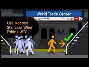 PATH Train - PATHVISION Video - World Trade Center - Use Nearest Stairs