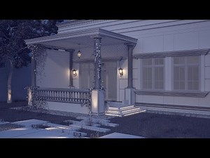 Exterior modeling in 3ds max- Part 10 # VRay exterior HDRI Lighting