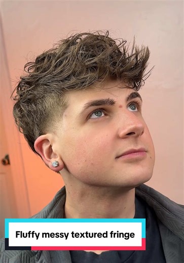 Fluffy Messy Textured Fringe Haircut in Texas