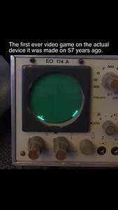 This oscilloscope version of the 1958 video game Tennis for Two (precursor to Pong) was created by @adlszeug | Artificial Intelligence News