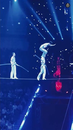 Impossible Tightrope Walk 😱 One Mistake = Game Over! 🎪 #Shorts