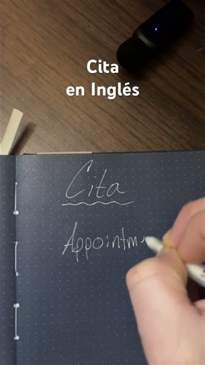 Cita en Inglés | Aprende a decir Appointment’ #esl #aprenderinglés