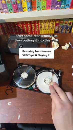 Its been super cool to be able to restore these! #vhs #transformers | Transformers