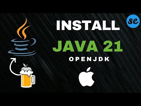 How to Install Java 21 On MacOS using Homebrew - openjdk | Mac M1 M2 | Intel or Silicon Based Mac