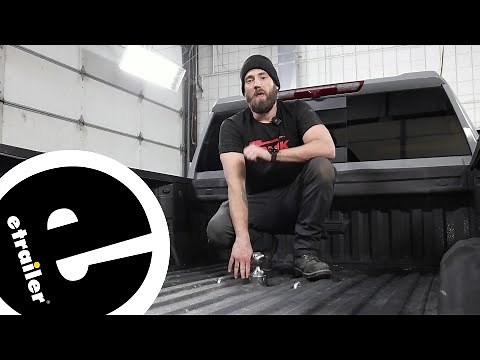 Installing the Curt Custom Underbed OEM-Style Gooseneck Trailer Hitch in a 2025 Chevrolet Silverado