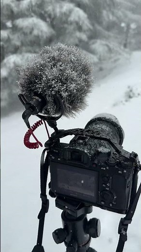The Weather Completely Changed — A Snowstorm Hit My Tent !