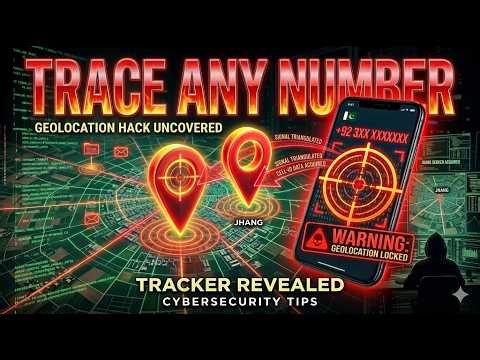 🔍 TRACE ANY NUMBER | How to Trace Mobile Number Location (OSINT Tutorial)