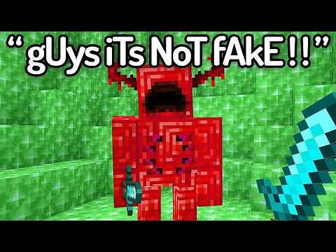 The FUNNIEST FAKE Minecraft Speedruns EVER...