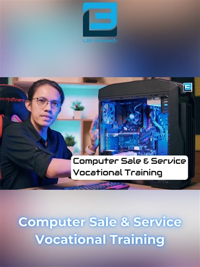 Computer တစ်လုံး လည်ပတ်ပုံ အခြေခံဗဟုသုတ။ Computer , Laptop New, Second Hand အရောင်းအဝယ်လုပ်ကိုင်ချင်တဲ့သူတွေ၊ Computer Service Technician လုပ်ကိုင်ချင်သူတွေအတွက် ကွန်ပျူတာအကြောင်းရော၊ အရောင်းပိုင်းပါ ပြည့်ပြည့်စုံစုံသင်ကြားပြသပေးထားတဲ့ Computer Sale & Service Course ကို L2E သင်တန်းစတိုးမှာ လေ့လာနိုင်ပါတယ်။ L2E သင်တန်းစတိုးမှာရှိတဲ့ သင်တန်းတွေကို Facebook Page Messenger ကနေတဆင့် စုံစမ်းဝယ်ယူနိုင်သလို၊ L2E Myanmar Website နဲ့ Mobile Application ကနေလဲ တိုက်ရိုက်ဝယ်ယူနိုင်ပါတယ်။ အသက်မွေးဝမ်းကျောင်းသ
