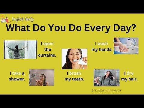 What Do You Do Every Day? For Beginner Daily English | English Daily