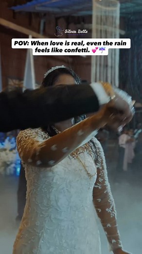 52K views · 246 reactions | What began as a drizzle turned into a scene of pure magic — two hearts, one song, and the rain showering blessings. ☔✨ At Silver Bells, love stories like this remind us why we do what we do. ❤️ #wedding #trending #goa #weddingvenuesingoa #rain #viral #firstdance #fyp #rainywedding #reels #instagram #reelitfeelit #reelsofinstagram #silverbellsgoa #decor #dance #dreamy #destinationwedding | Silver Bells-Weddings & Events | Facebook