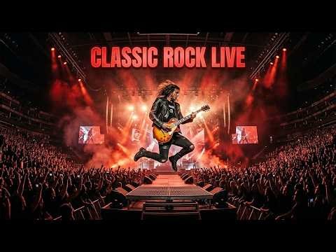 Classic Rock Ballads Live – Full Arena Show with Guitar Solos
