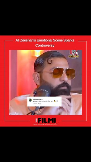 9.8K views · 65 reactions | Ali Zeeshan’s tearless cry: Real emotion or just a scene? #emotionalscene #veryfilmi #alizeeshan | Very Filmi | Facebook