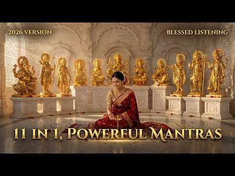 11 in 1 Most Powerful Hindu Mantras | Remove Negativity & Attract Positive Energy | Daily Chanting