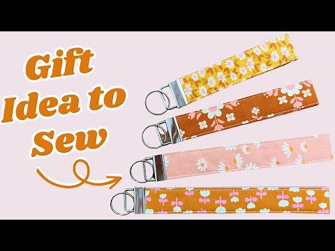 How to Sew a Key Fob Wristlet - Easy Sewing Tutorial
