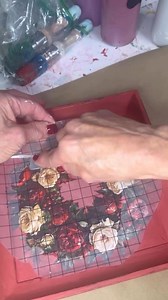 3.7K views · 65 reactions | The color red is in and so is Christmas decor! @redouxinteriors using @diypaintbydebisdesigndiary in the beautiful color Marquee! Comment your favorite holiday tradition!❤️殺 #diyholiday #diypaint #debisdesigndiary #diy | Debi's Design Diary | Facebook