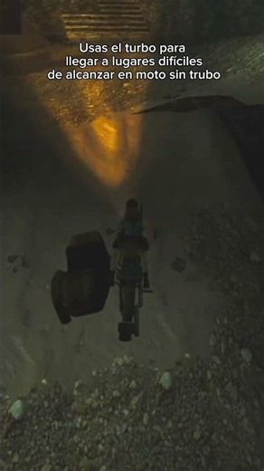 La moto con turbo en Tomb Raider 4 #laracroft #tombraider #asmr #youtube #shorts #gameplay #tiktok