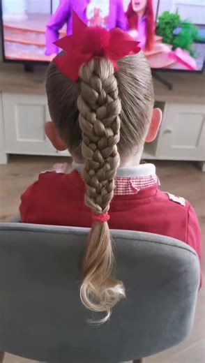 Had to try this viral hairstyle Three Braids Braided together! How complicated does this look? But it's literally a 5 minute hairstyle. It's just 3 plaits, plaited together! So fun. Neat and very effective. We got lots of compliments on this. Perfect for school, dance etc Tag us if you try 🥰 #viralhairstyle #easyhairstyle #schoolhair #hairideas #hairinspo #fyp #cutehair #toddlerhairstyles #hairtok #stepbystep #hairtutorial #hairforschool #babyhairstyles #littlegirlhairstyles #bradidedponytail #