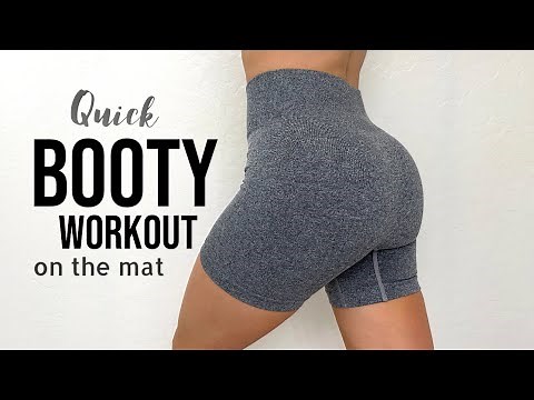 10 Minute BUTT WORKOUT | On the Mat | Low Impact
