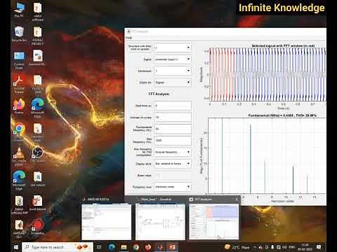 Find harmonic in MATLAB simulation || FFT Analysis in MATLAB || Find harmonic order in MATLAB