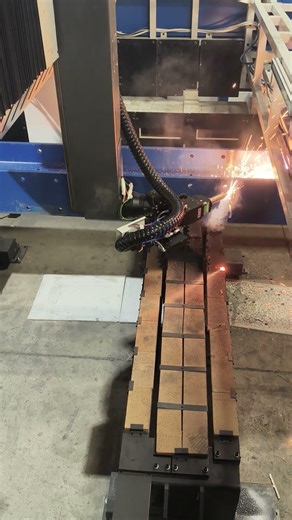 H Beam Laser Cutting Machine H Beam Cutter 12M LHM-12025 in Canada #acmelaser