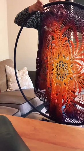 Hard Crochet Project: Crocheted Mandala Hula Hoop