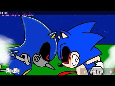 Metal sonic Vs sonic.exe