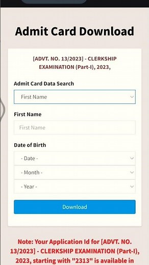 WBPSC CLERKSHIP ADMIT CARD DAWNLOAD🔥2023