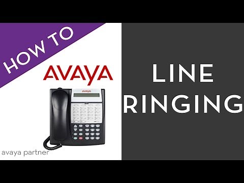 Avaya Partner programming tips: Line Ringing
