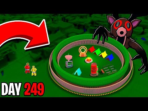 Surviving 250 Nights to Build EVERYTHING in 99 Nights in the Forest 🔦