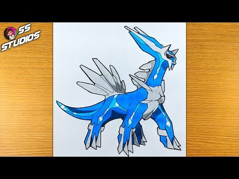 How To Draw Pokemon - Dialga Step by Step
