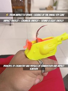 🎆 The Physics Behind the Paper Roll Toy Gun! #deepawalivibes #nostalgia #professor