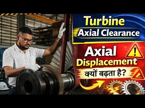 Why Axial Displacement Increases in Turbine? ⚠️ Causes & Control Methods||Turbine Axial Clearance