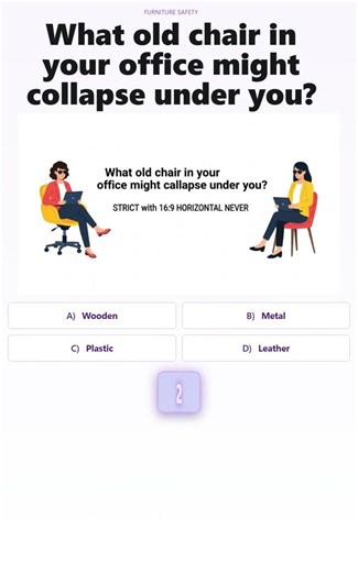 Office Chair Safety Quiz: Can You Spot the Danger? Riddle